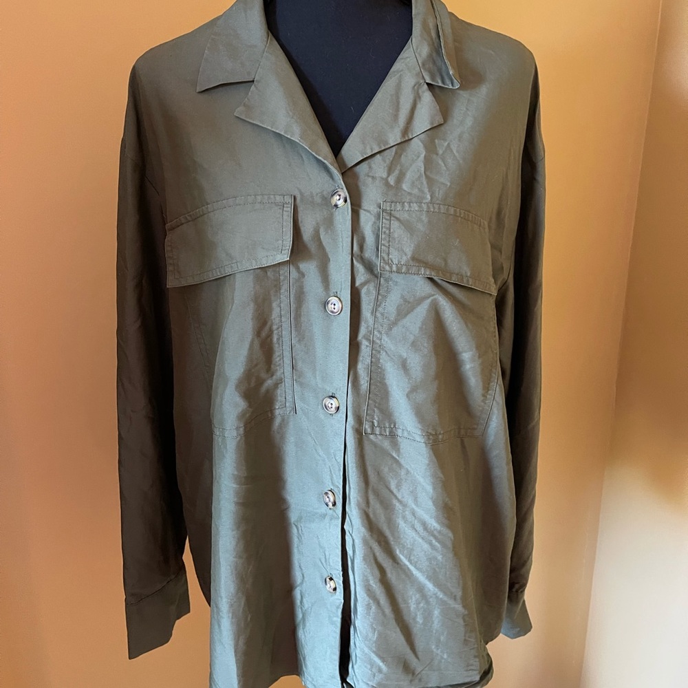 A new day oversized button up shirt
